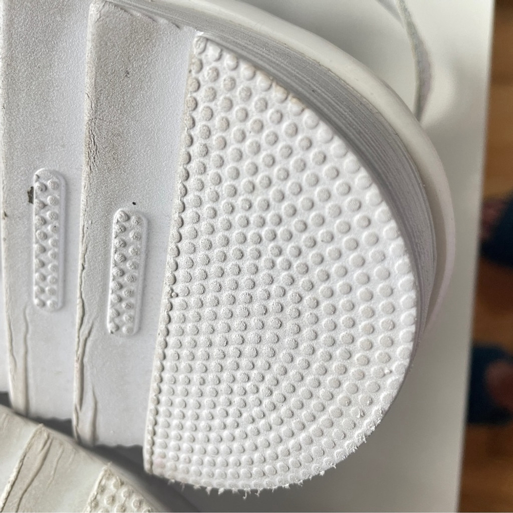 Dr. Martens Women's Voss Mono White Leather Double Strap Buckled Sandals 11.5 - Picture 11 of 12